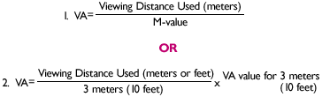 LEA NUMBERS® 13-Line Translucent Distance Chart