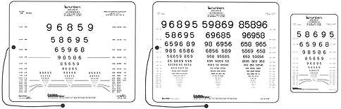 Sloan Letter 10' Translucent Acuity Chart